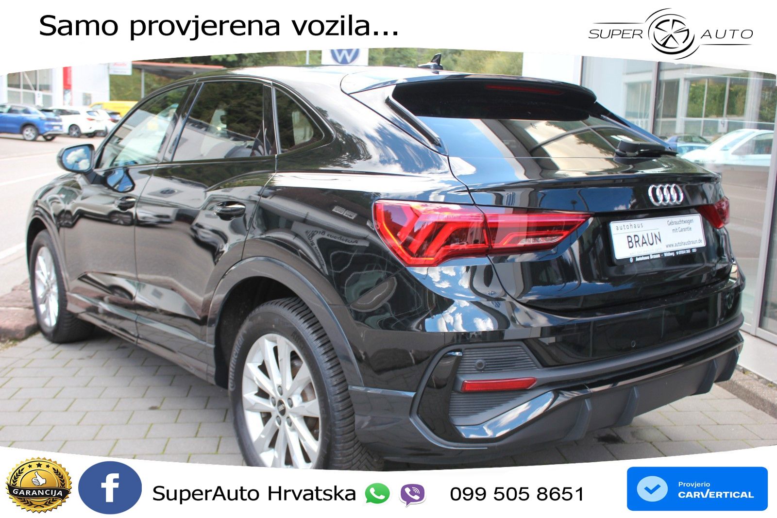 Audi Q3 II Sportback 35 TFSI (150 KS) S tronic S line LED+GR SJED+ACC
