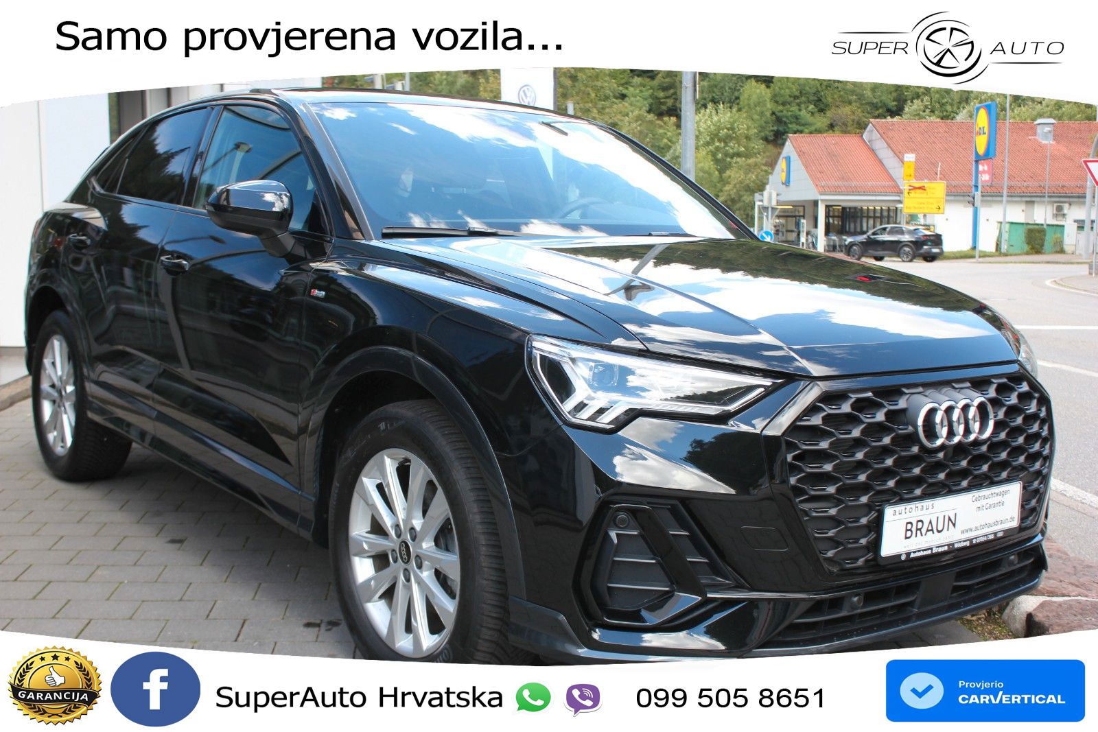 Audi Q3 II Sportback 35 TFSI (150 KS) S tronic S line LED+GR SJED+ACC