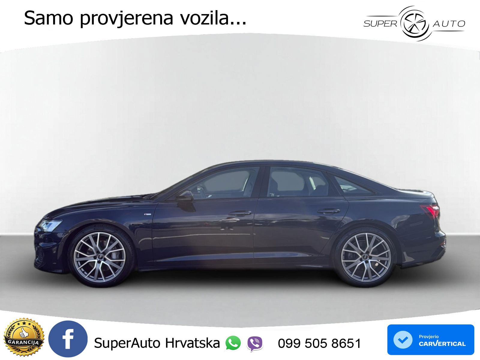 Audi A6 50 TDI V6 (286 KS) quattro tiptronic S line ZRAČNI+ACC+GR SJED+KAM