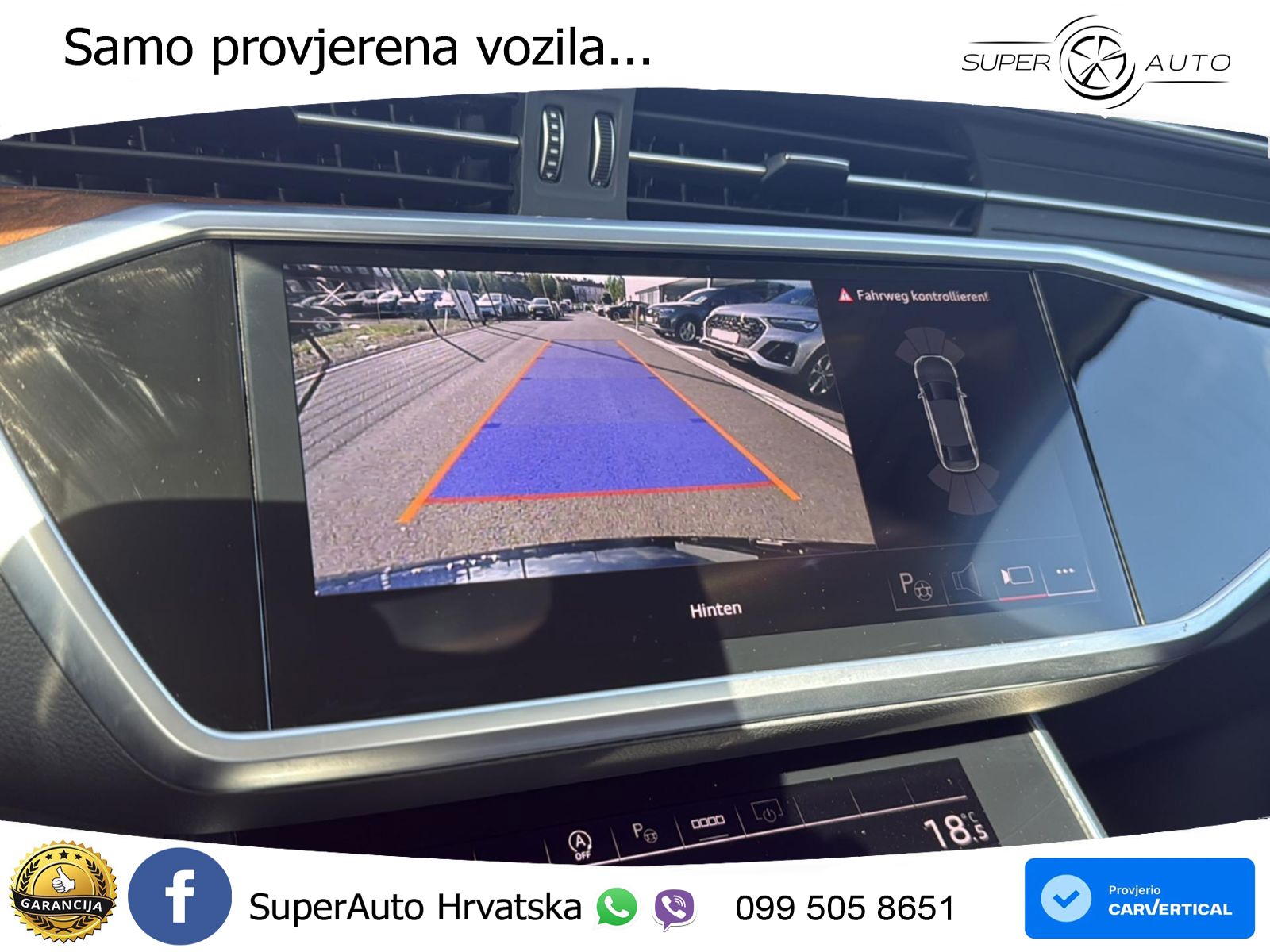 Audi A6 50 TDI V6 (286 KS) quattro tiptronic S line ZRAČNI+ACC+GR SJED+KAM