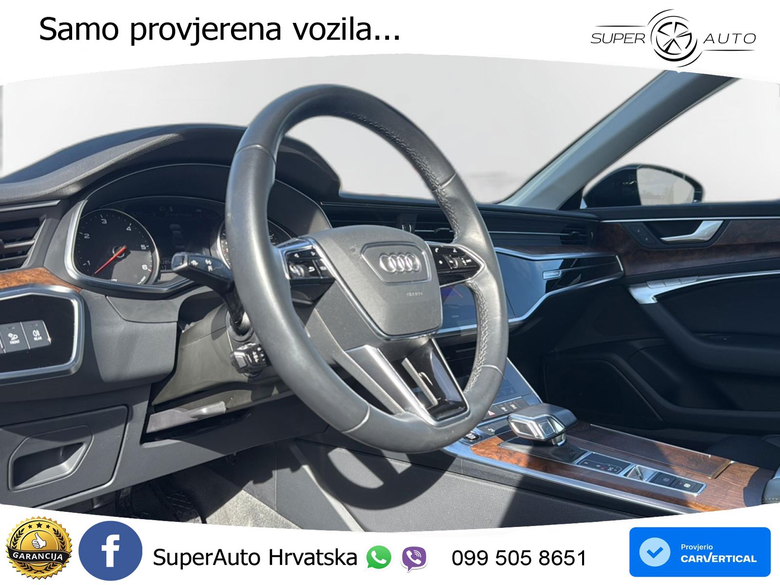 Audi A6 50 TDI V6 (286 KS) quattro tiptronic S line ZRAČNI+ACC+GR SJED+KAM