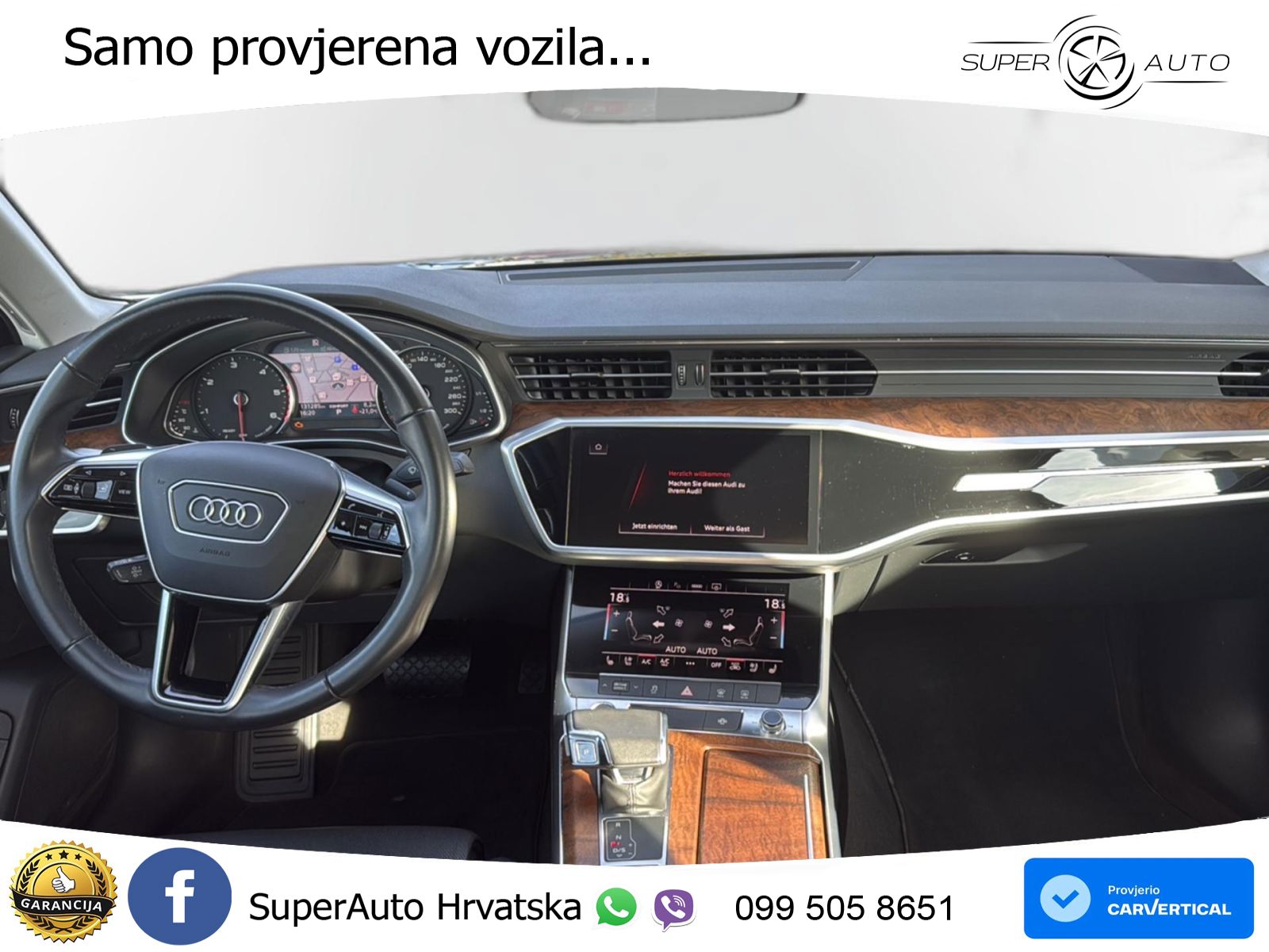 Audi A6 50 TDI V6 (286 KS) quattro tiptronic S line ZRAČNI+ACC+GR SJED+KAM