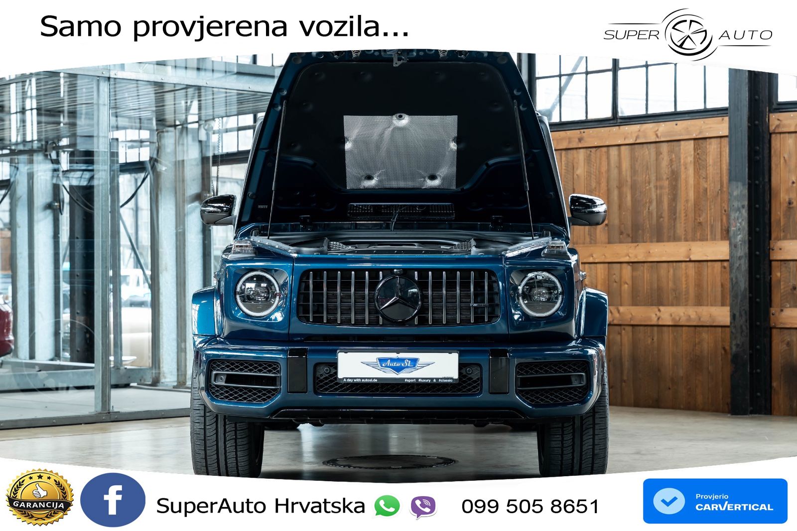 Mercedes AMG G 63 Long V8 (585 KS) 4MATIC 9G-TRONIC AMG SPEEDSHIFT PLUS LED+GR SJED+ACC
