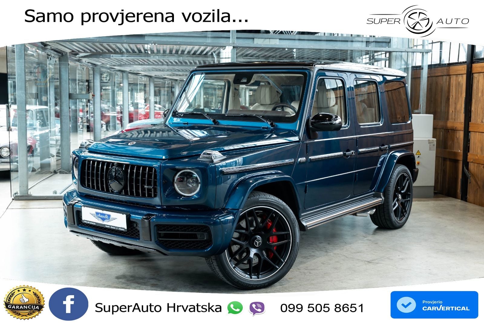Mercedes AMG G 63 Long V8 (585 KS) 4MATIC 9G-TRONIC AMG SPEEDSHIFT PLUS LED+GR SJED+ACC