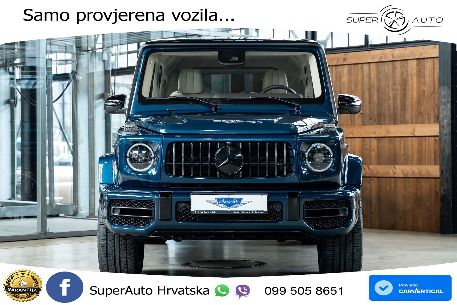 Mercedes AMG G 63 Long V8 (585 KS) 4MATIC 9G-TRONIC AMG SPEEDSHIFT PLUS LED+GR SJED+ACC