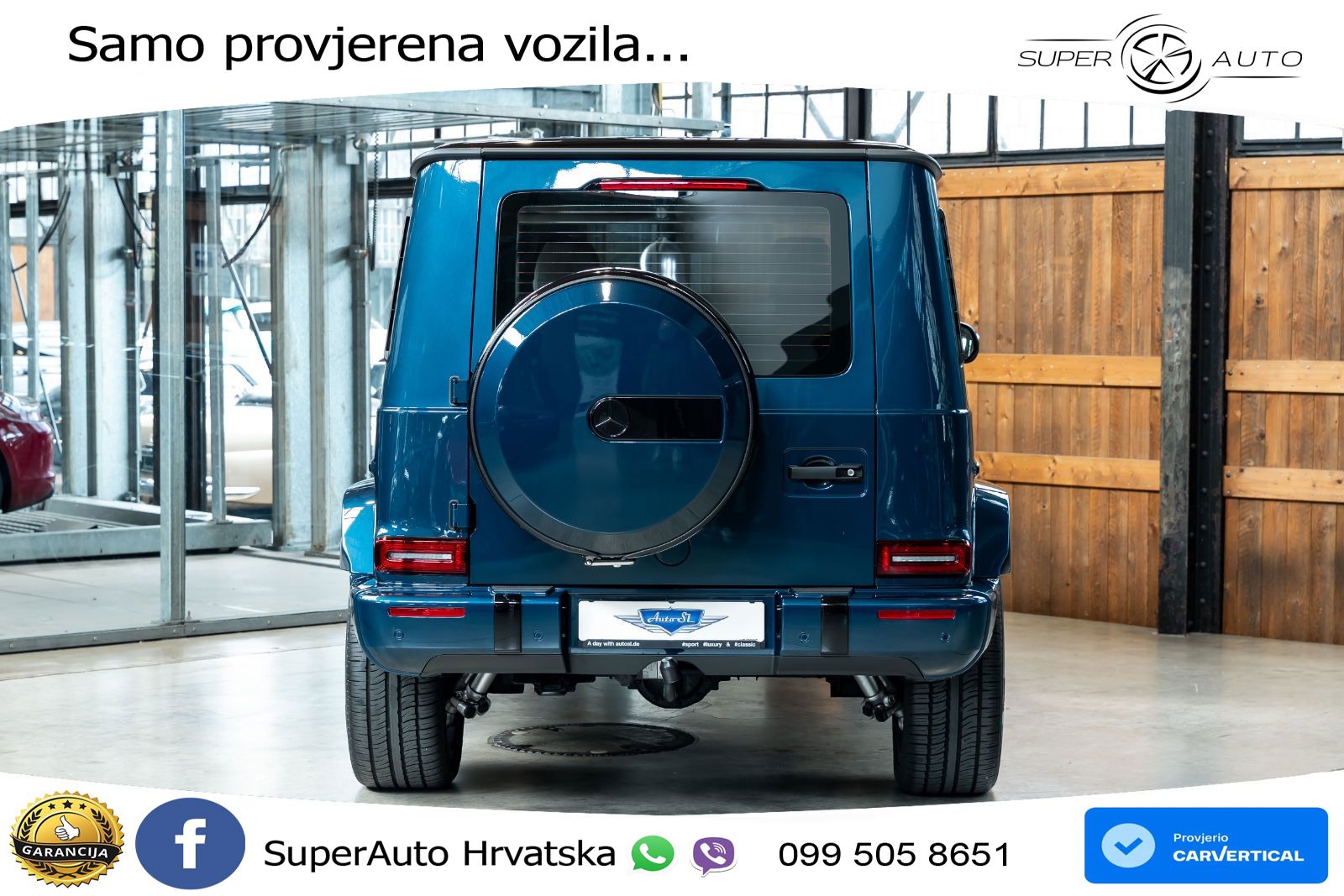 Mercedes AMG G 63 Long V8 (585 KS) 4MATIC 9G-TRONIC AMG SPEEDSHIFT PLUS LED+GR SJED+ACC