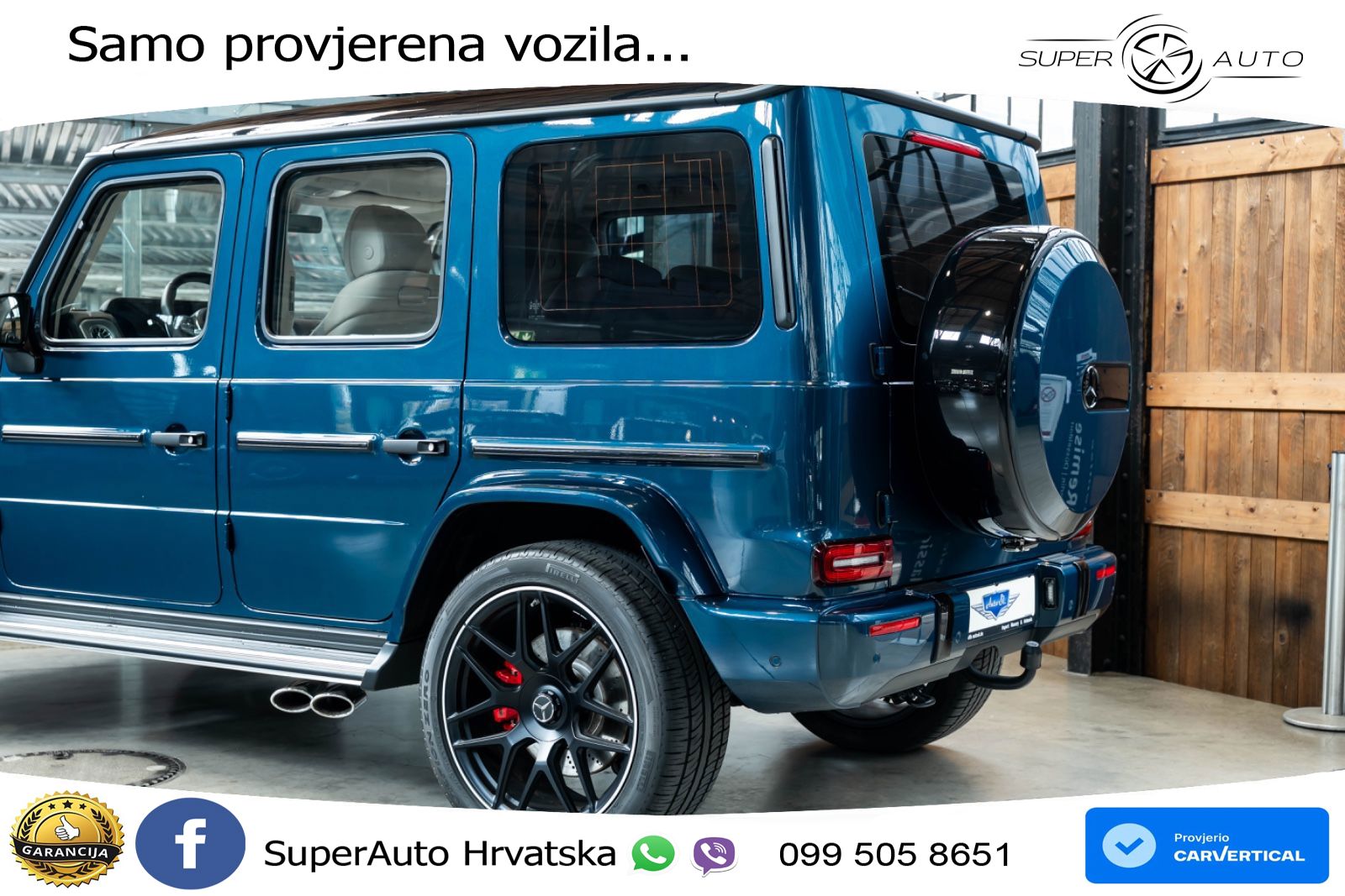 Mercedes AMG G 63 Long V8 (585 KS) 4MATIC 9G-TRONIC AMG SPEEDSHIFT PLUS LED+GR SJED+ACC