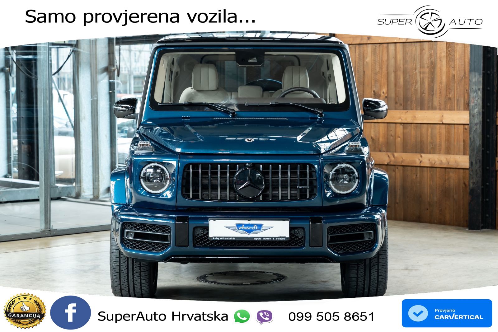Mercedes AMG G 63 Long V8 (585 KS) 4MATIC 9G-TRONIC AMG SPEEDSHIFT PLUS LED+GR SJED+ACC