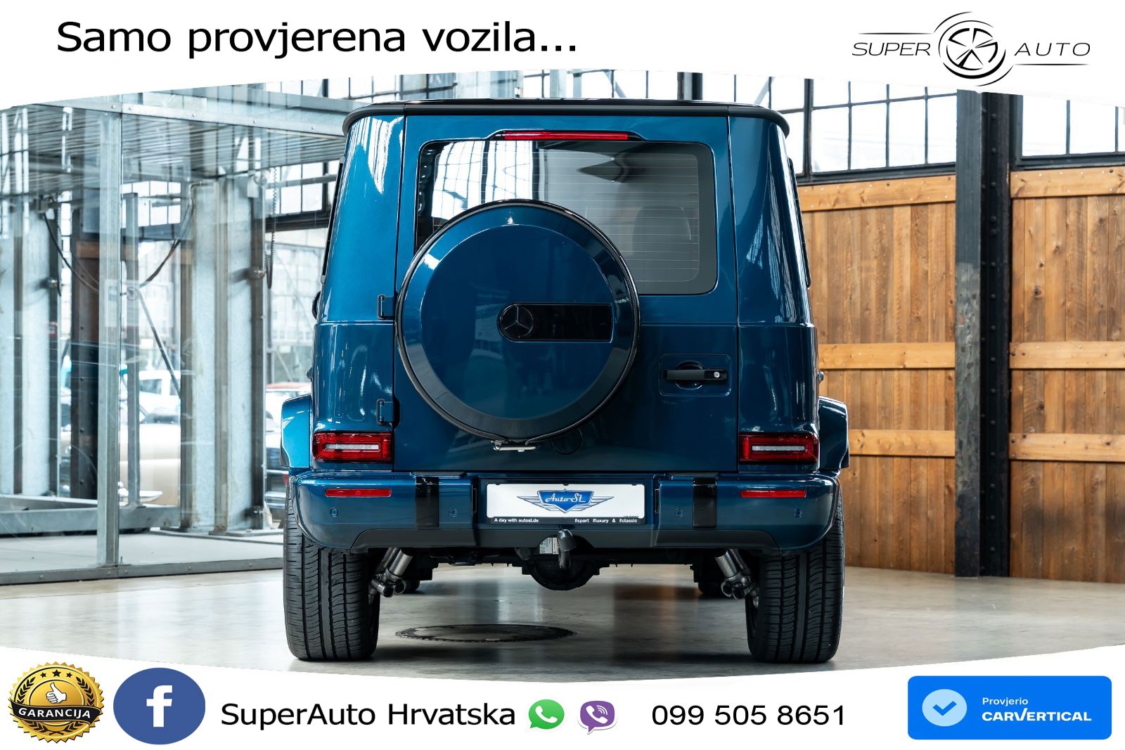Mercedes AMG G 63 Long V8 (585 KS) 4MATIC 9G-TRONIC AMG SPEEDSHIFT PLUS LED+GR SJED+ACC