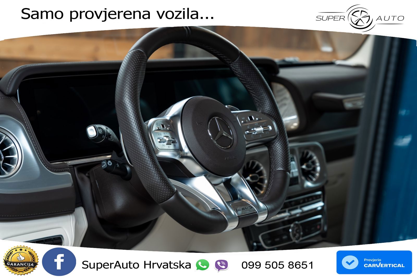 Mercedes AMG G 63 Long V8 (585 KS) 4MATIC 9G-TRONIC AMG SPEEDSHIFT PLUS LED+GR SJED+ACC