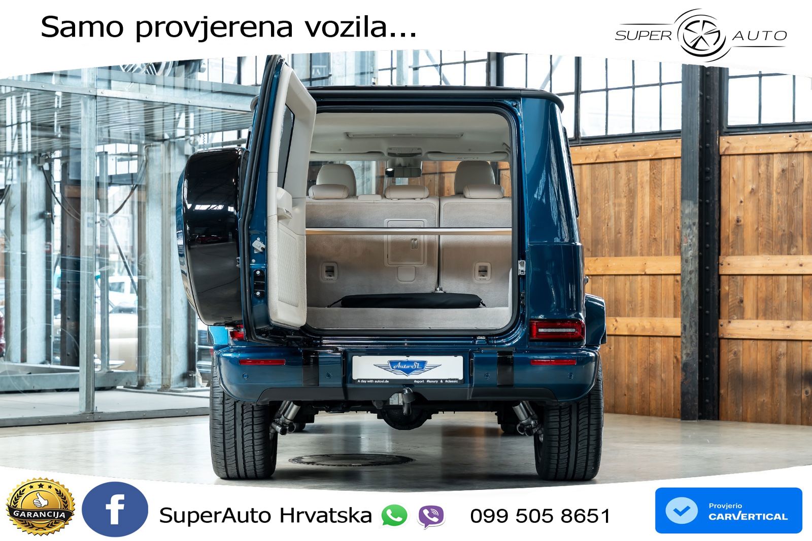 Mercedes AMG G 63 Long V8 (585 KS) 4MATIC 9G-TRONIC AMG SPEEDSHIFT PLUS LED+GR SJED+ACC