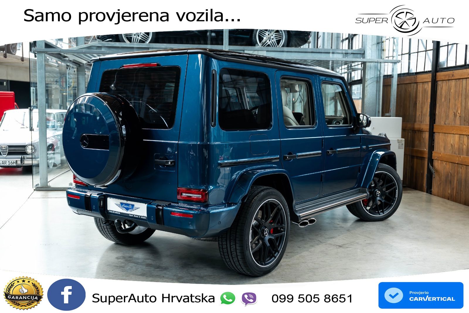 Mercedes AMG G 63 Long V8 (585 KS) 4MATIC 9G-TRONIC AMG SPEEDSHIFT PLUS LED+GR SJED+ACC