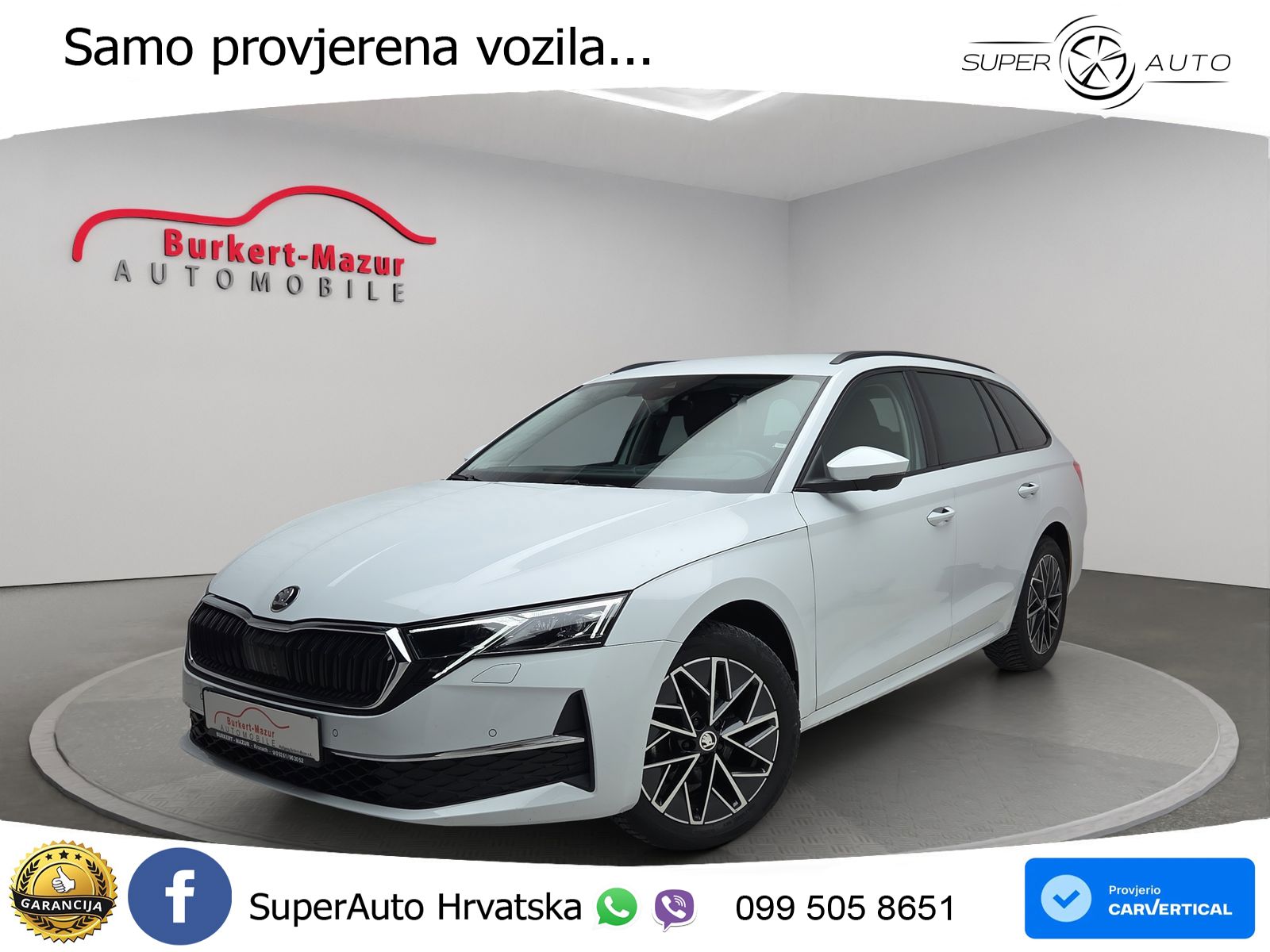 Škoda Octavia Combi 2.0 TDI (150 KS) DSG LED+GR SJED+ACC