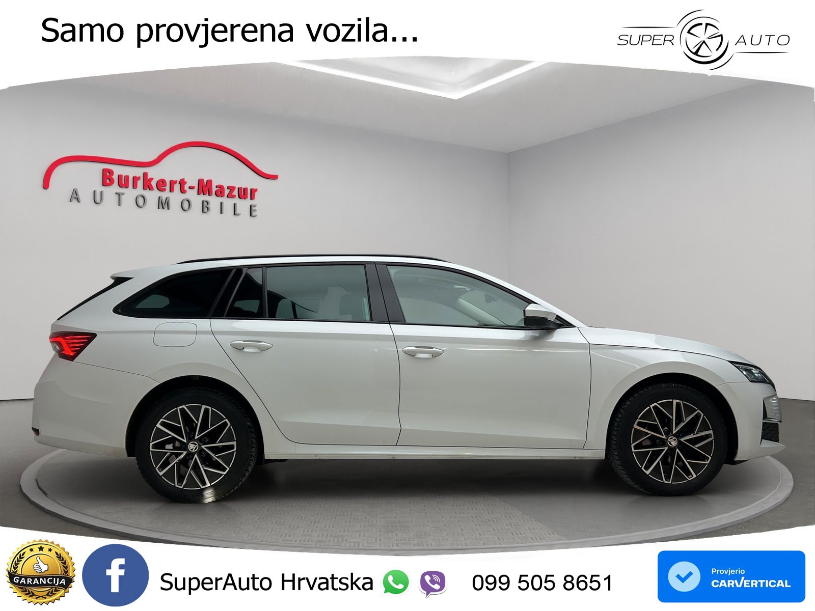 Škoda Octavia Combi 2.0 TDI (150 KS) DSG LED+GR SJED+ACC