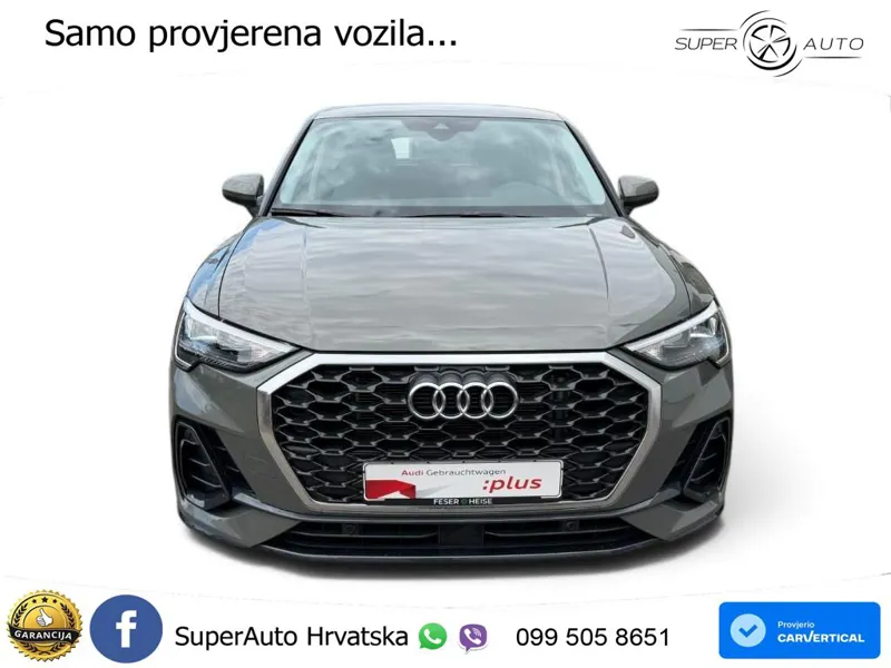 Audi Q3 Sportback 35 TFSI (150 KS) S tronic LED+GR SJED+ACC
