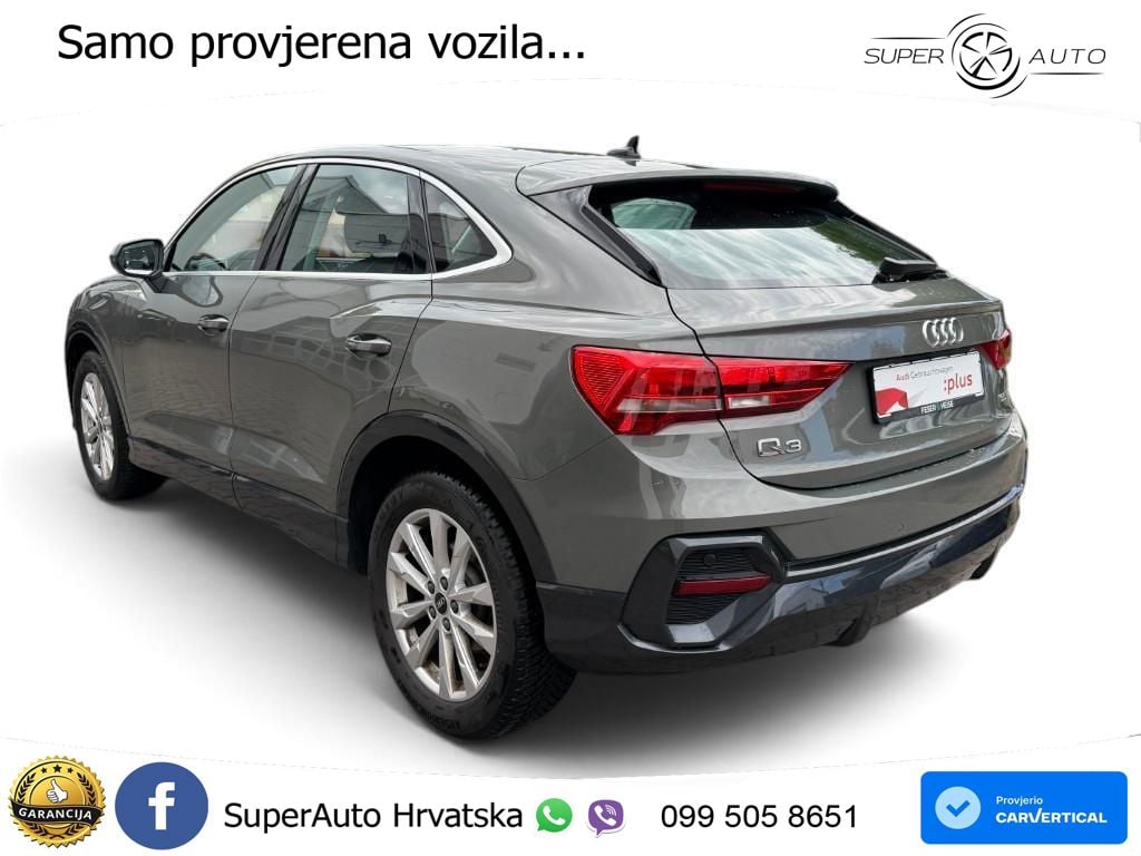 Audi Q3 Sportback 35 TFSI (150 KS) S tronic LED+GR SJED+ACC