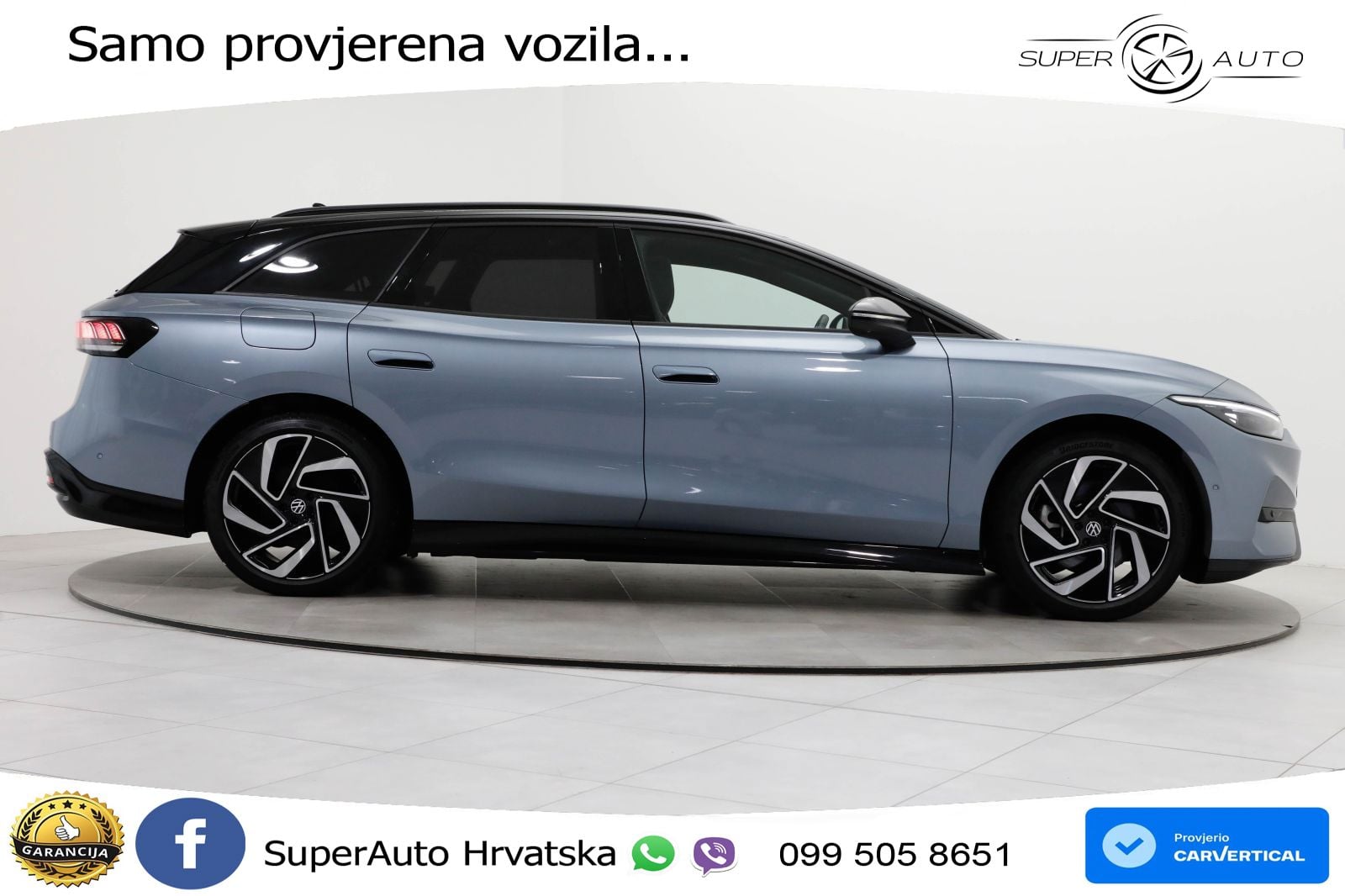 Volkswagen ID.7 Pro 82 kWh (286 KS) LED+GR SJED+ACC