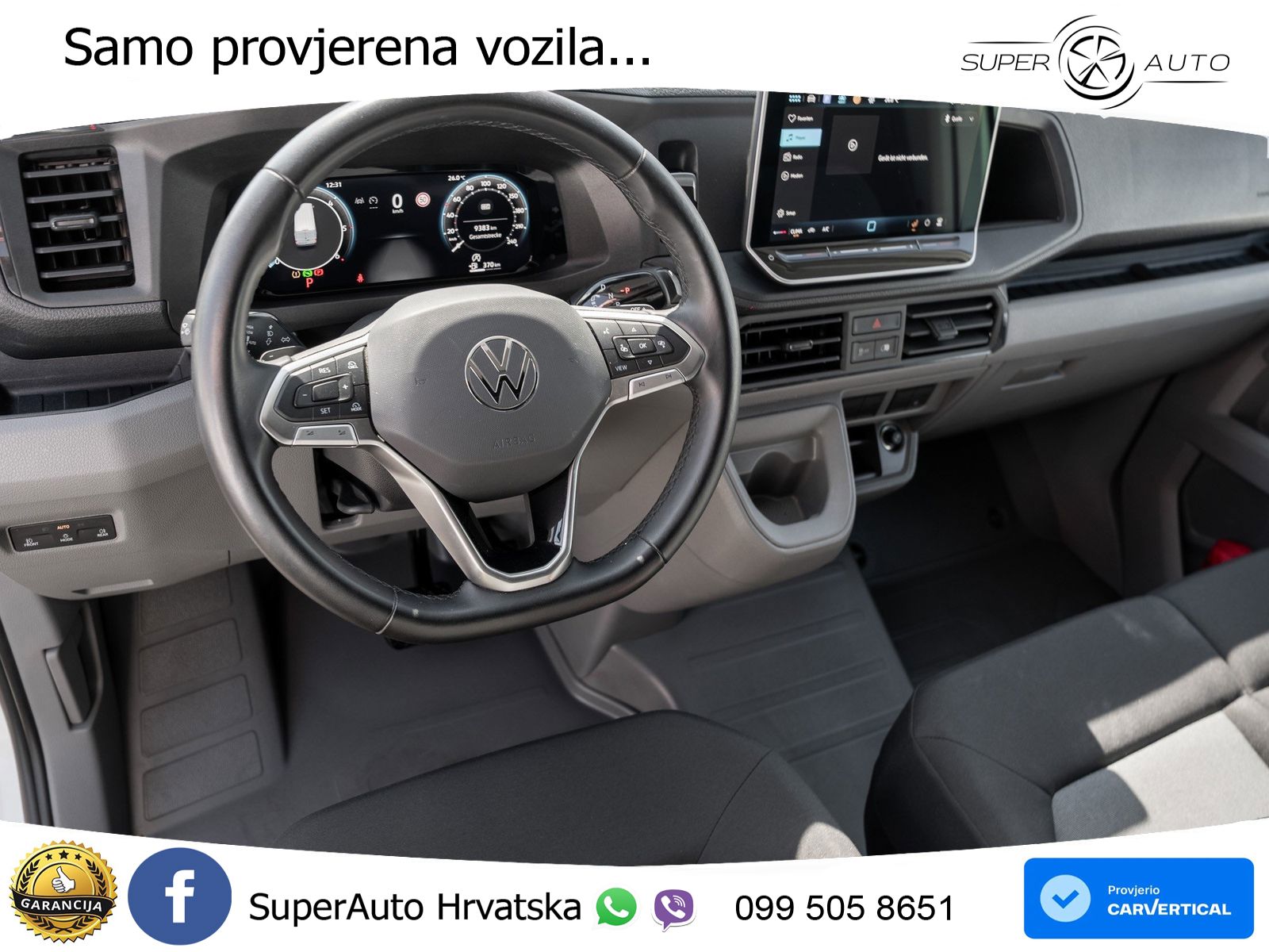 Volkswagen Crafter Kasten MR Kam. PDC AUT SpurH 177 KS