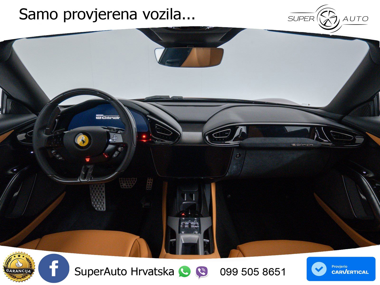 Ferrari 12Cilindri 6.5 V12 (830 KS) DCT ACC+HEAD+GR SJED+360+PANO