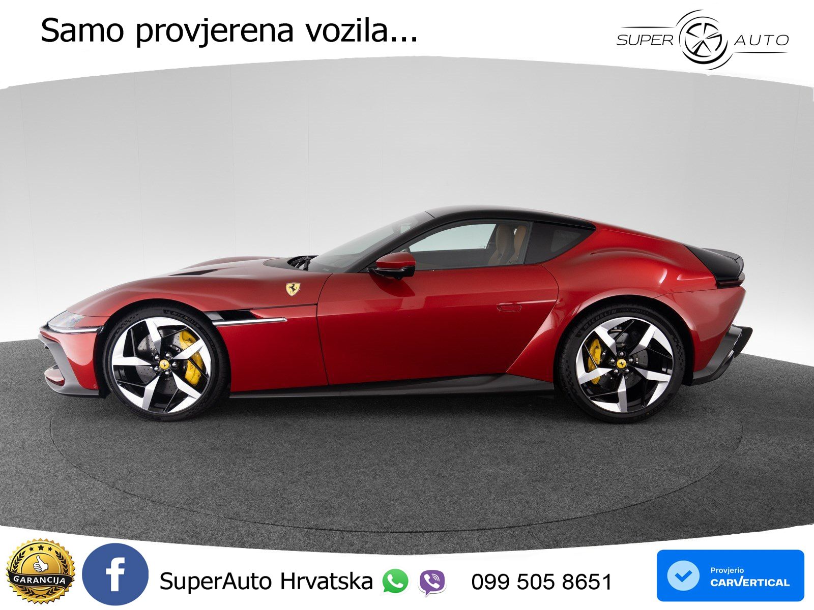 Ferrari 12Cilindri 6.5 V12 (830 KS) DCT ACC+HEAD+GR SJED+360+PANO