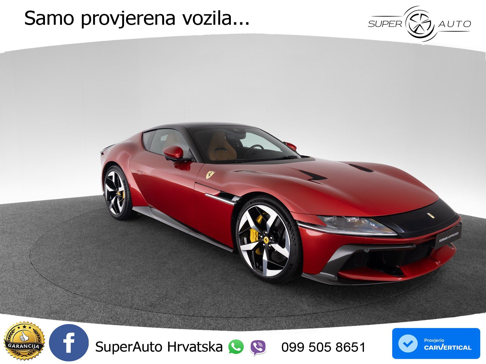 Ferrari 12Cilindri 6.5 V12 (830 KS) DCT ACC+HEAD+GR SJED+360+PANO