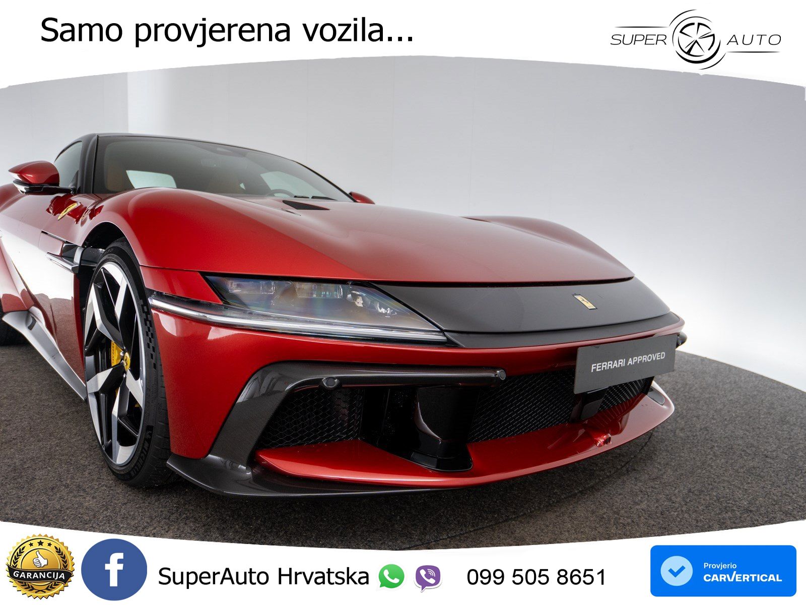 Ferrari 12Cilindri 6.5 V12 (830 KS) DCT ACC+HEAD+GR SJED+360+PANO