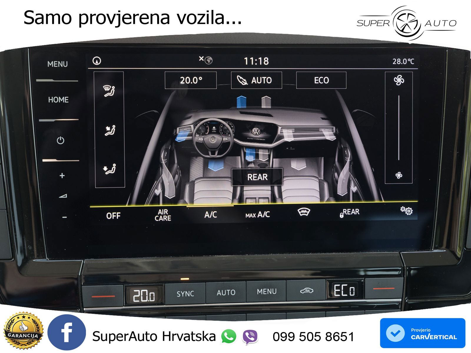 Volkswagen Touareg 3.0 V6 TDI (231 KS) 4MOTION Tiptronic ZRAČNI+ACC+4xGR SJED+KAM