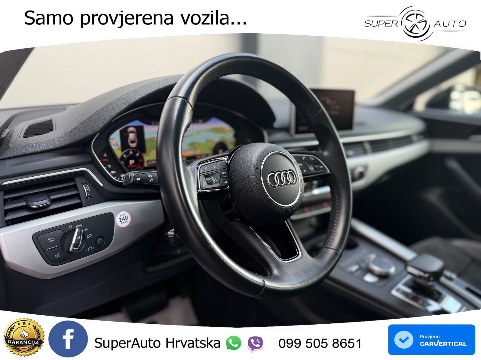 Audi A5 Sportback 40 TDI (190 KS) S tronic LED+GR SJED+ACC