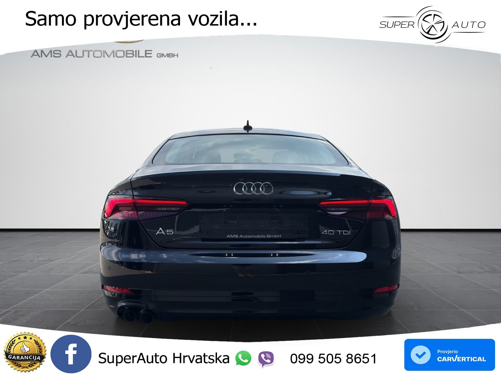 Audi A5 Sportback 40 TDI (190 KS) S tronic LED+GR SJED+ACC
