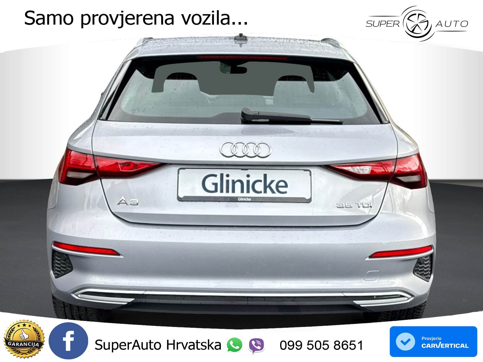 Audi A3 35 TDI (150 KS) S tronic advanced LED+GR SJED+ACC