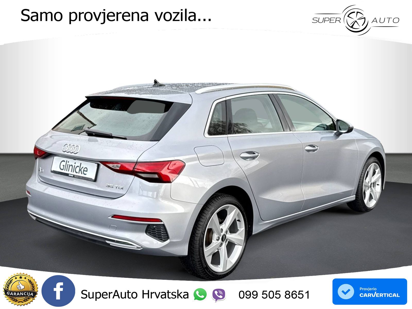 Audi A3 35 TDI (150 KS) S tronic advanced LED+GR SJED+ACC