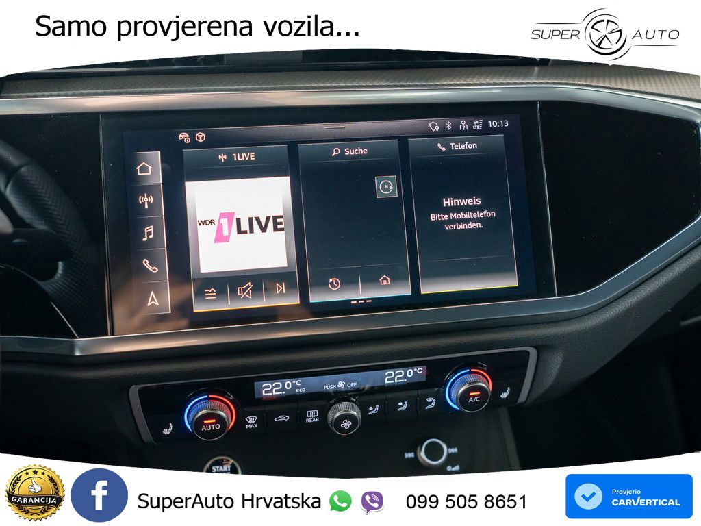 Audi Q3 35 TFSI (150 KS) S tronic S line LED+GR SJED+ACC