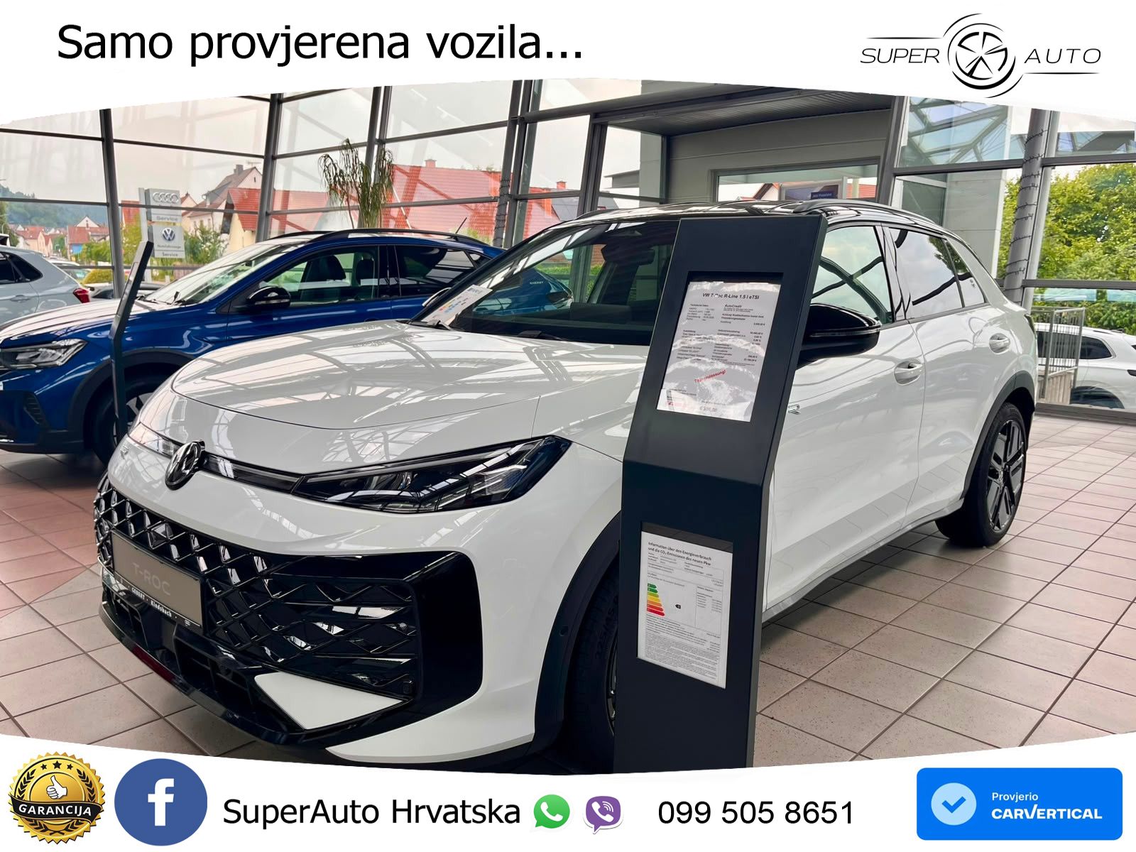 Volkswagen T-Roc 1.5 eTSI (150 KS)  DSG LED+GR SJED+ACC