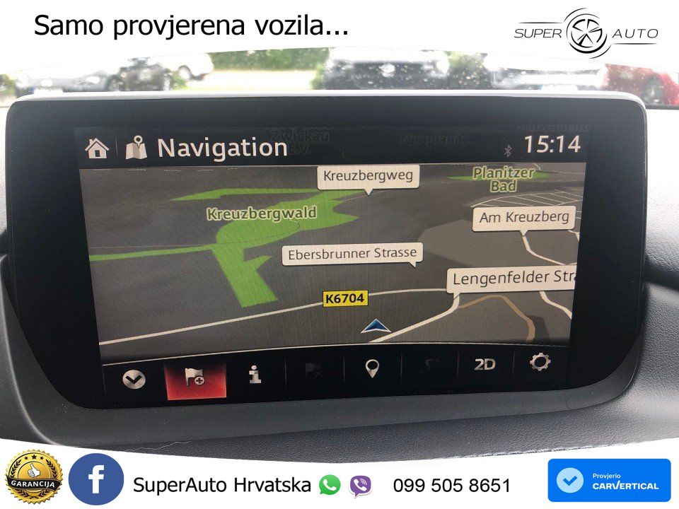 Mazda 6 Sport Combi 2.5 SKYACTIV-G (194 KS) SKYACTIV-Drive LED+GR SJED+ACC