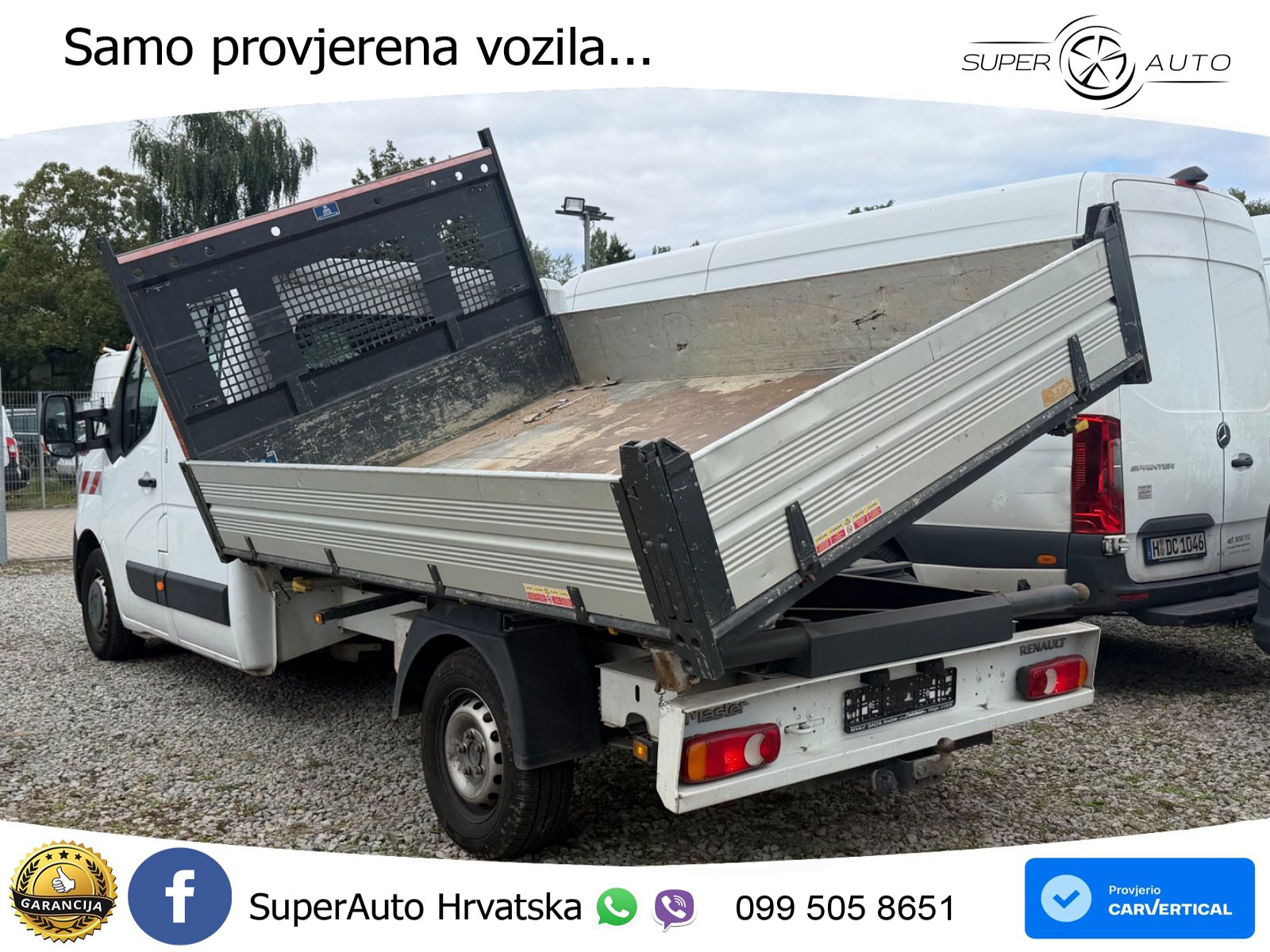 Renault Master DoKa Dreiseitenkipper L3H1*Klima*6Sitze 163 KS