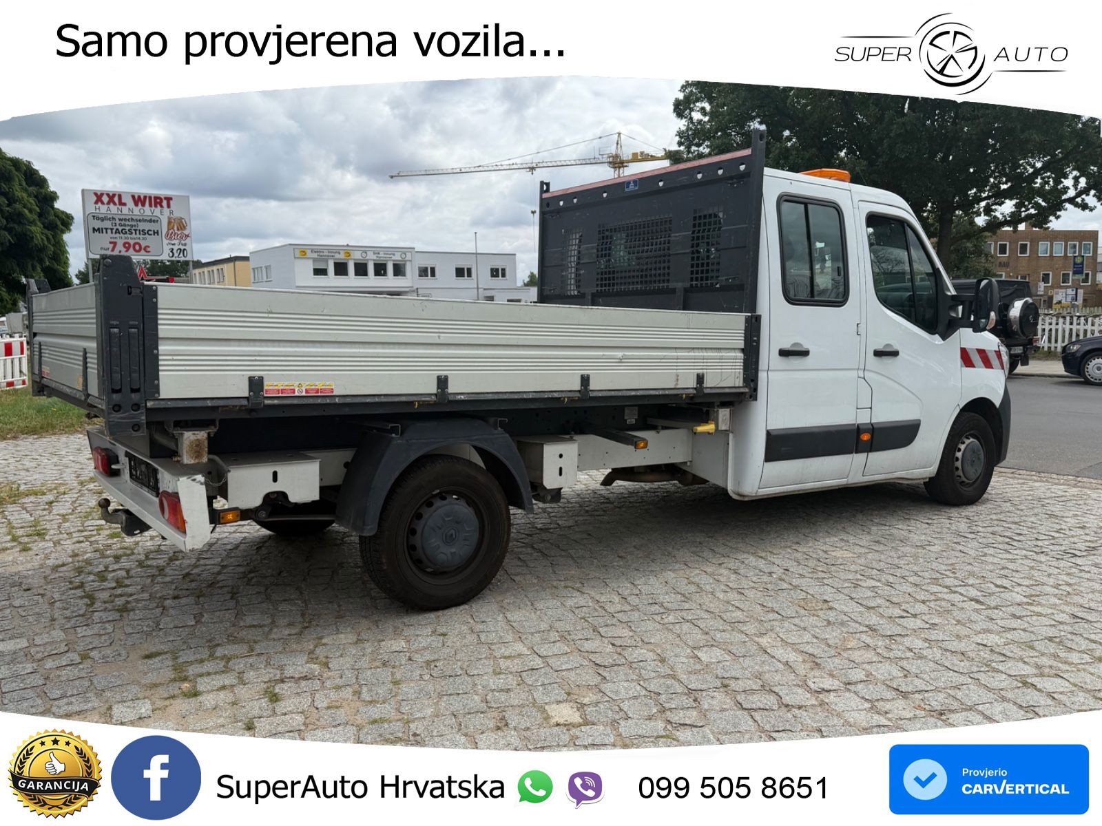 Renault Master DoKa Dreiseitenkipper L3H1*Klima*6Sitze 163 KS