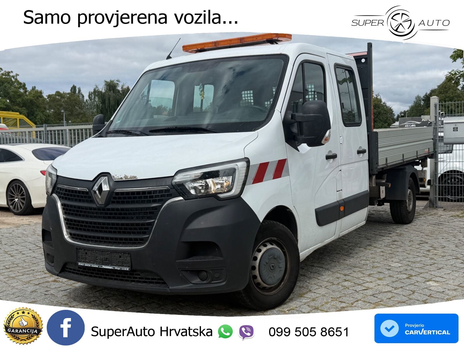 Renault Master DoKa Dreiseitenkipper L3H1*Klima*6Sitze 163 KS