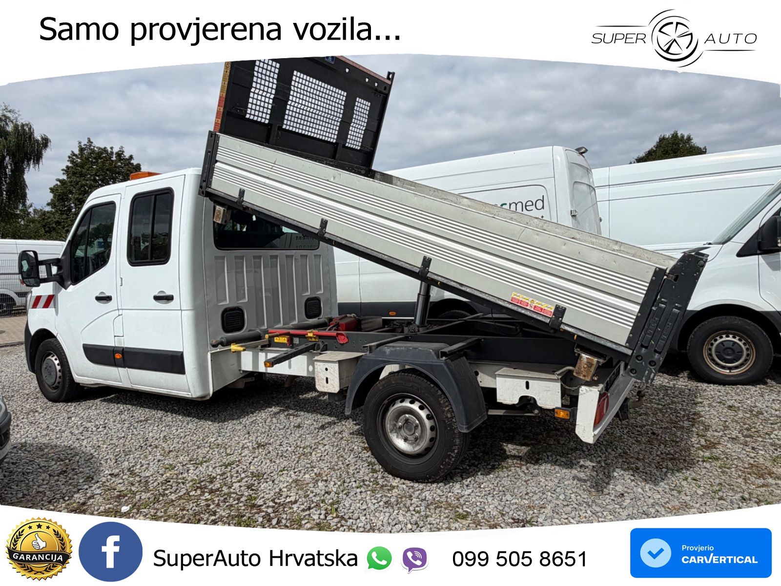 Renault Master DoKa Dreiseitenkipper L3H1*Klima*6Sitze 163 KS