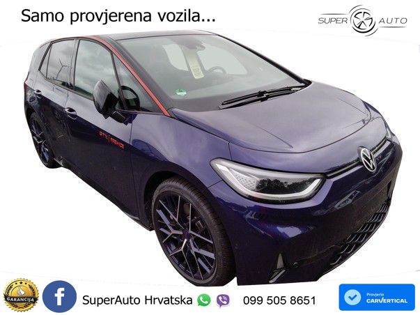 Volkswagen ID.3 GTX Performance 84 kWh (326 KS) LED+GR SJED+ACC