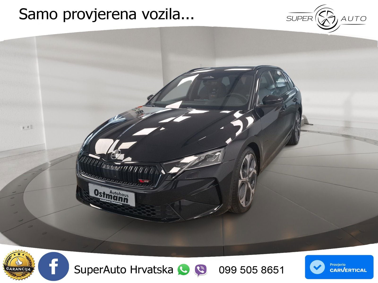 Škoda Octavia Combi RS 2.0 TSI (265 KS) DSG LED+GR SJED+ACC