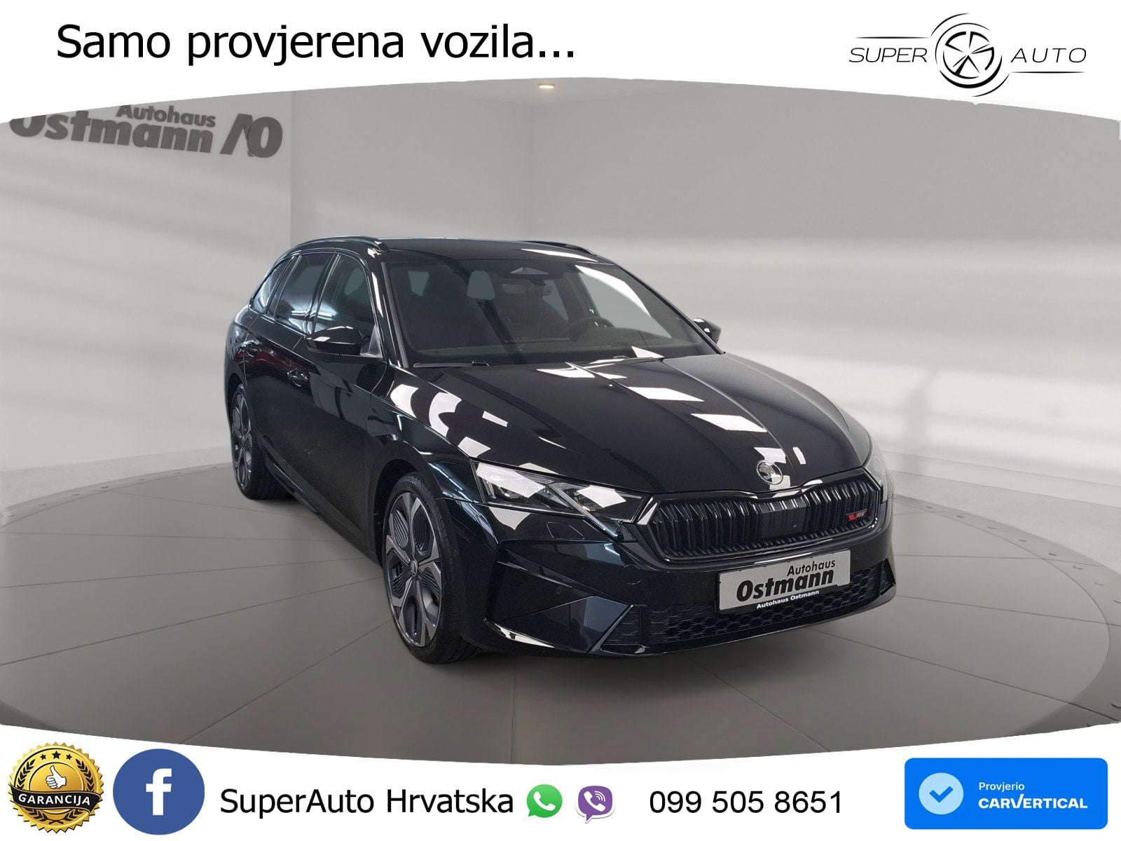 Škoda Octavia Combi RS 2.0 TSI (265 KS) DSG LED+GR SJED+ACC
