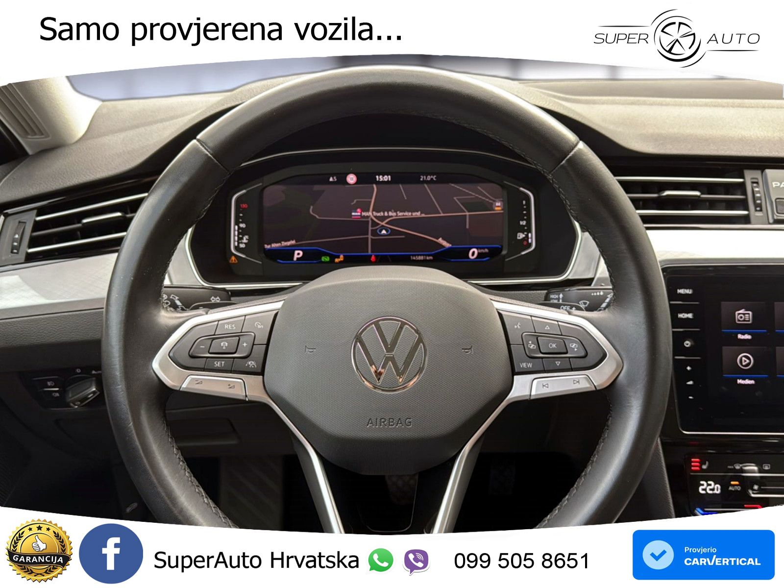 Volkswagen Passat Variant 2.0 TDI (150 KS) DSG Business MATRIX+GR SJED+KAM