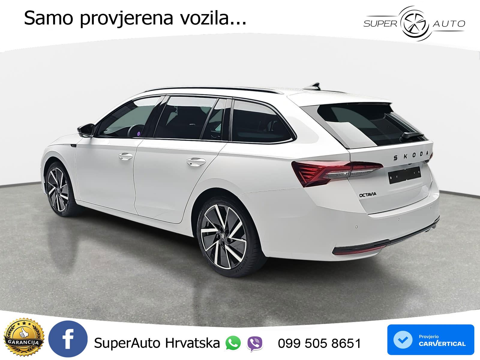 Škoda Octavia Combi 2.0 TDI (150 KS) DSG SportLine LED+GR SJED+ACC