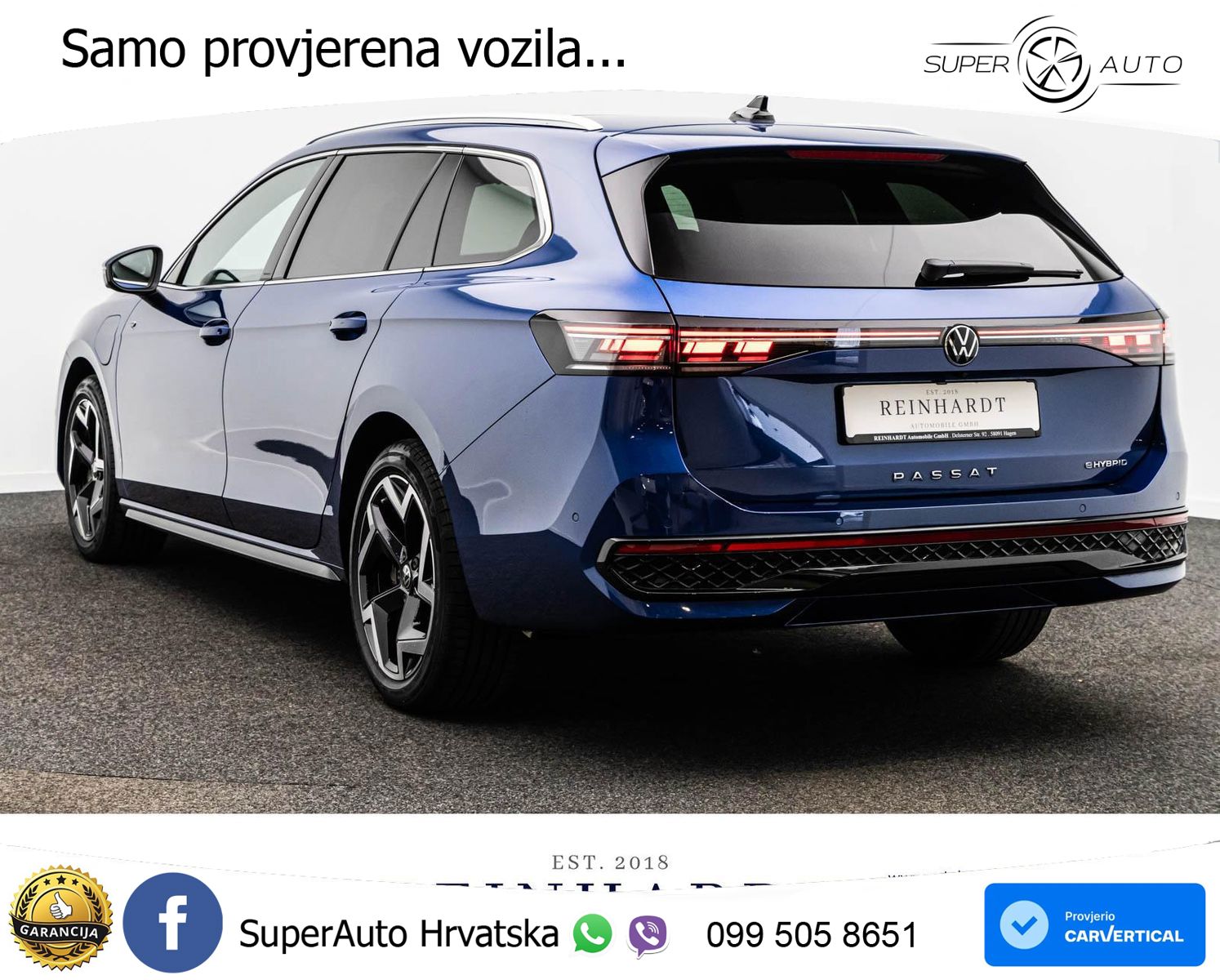 Volkswagen Passat Variant 1.5 TSI (272 KS) eHybrid DSG R-Line MATRIX+GR SJED+KAM
