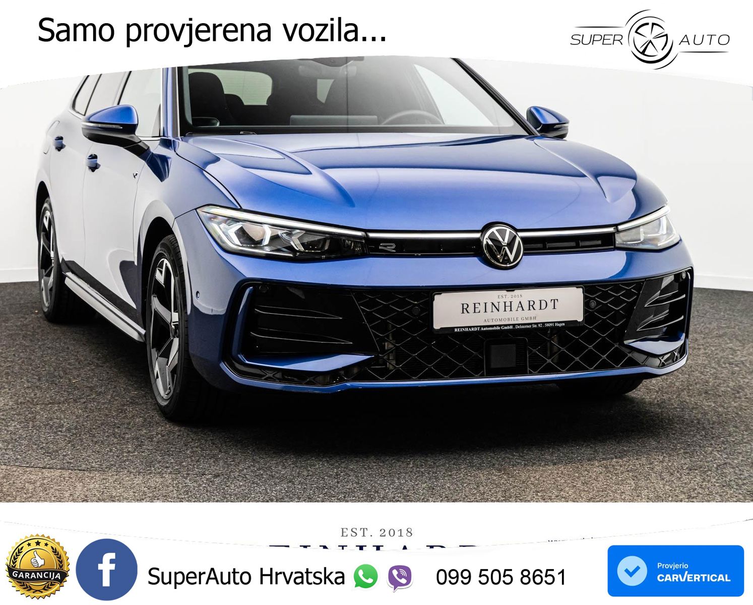 Volkswagen Passat Variant 1.5 TSI (272 KS) eHybrid DSG R-Line MATRIX+GR SJED+KAM