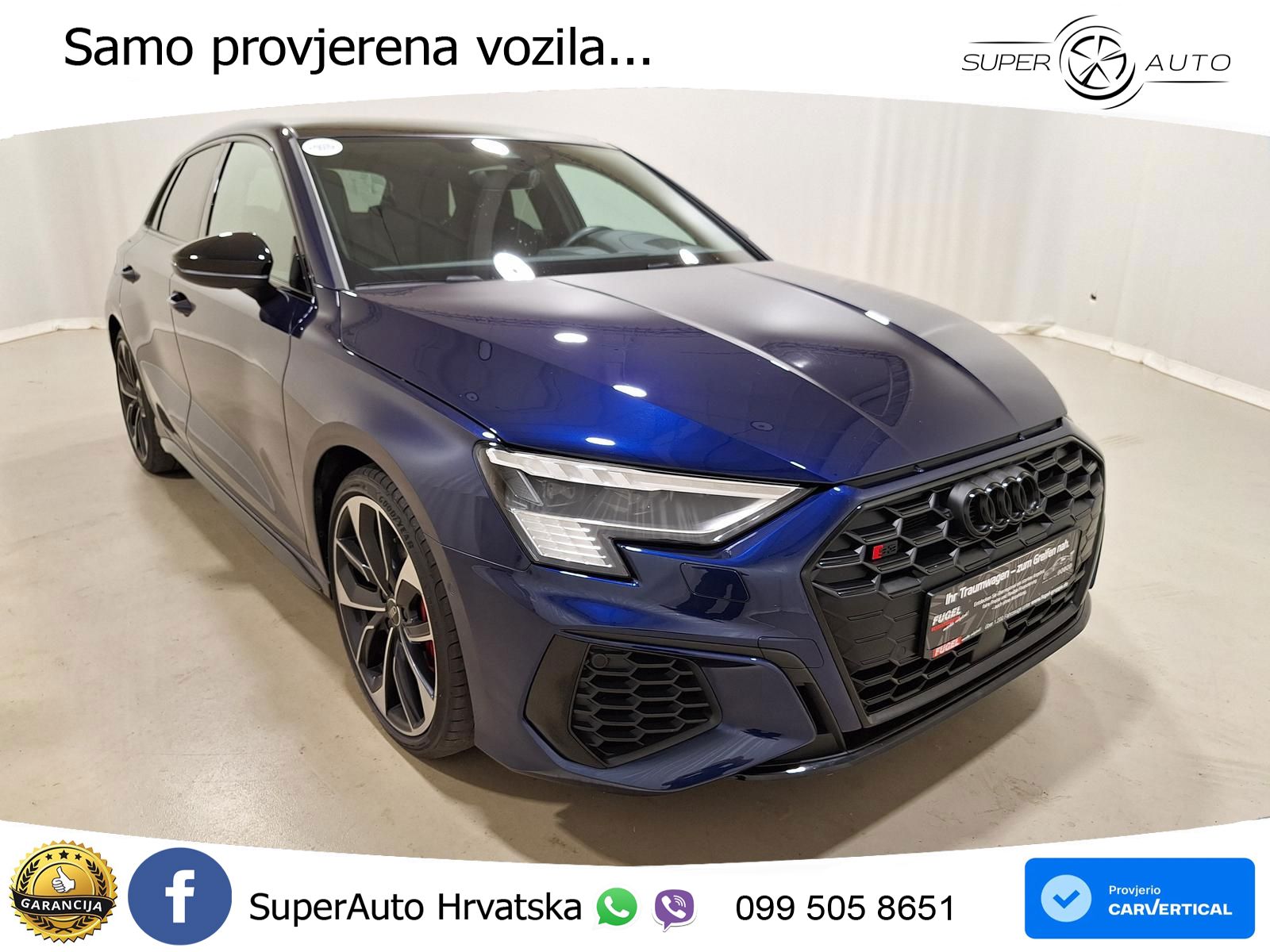 Audi S3 2.0 TFSI (310 KS) quattro S tronic LED+GR SJED+ACC