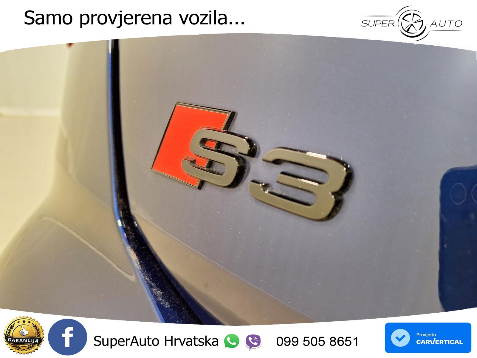 Audi S3 2.0 TFSI (310 KS) quattro S tronic LED+GR SJED+ACC