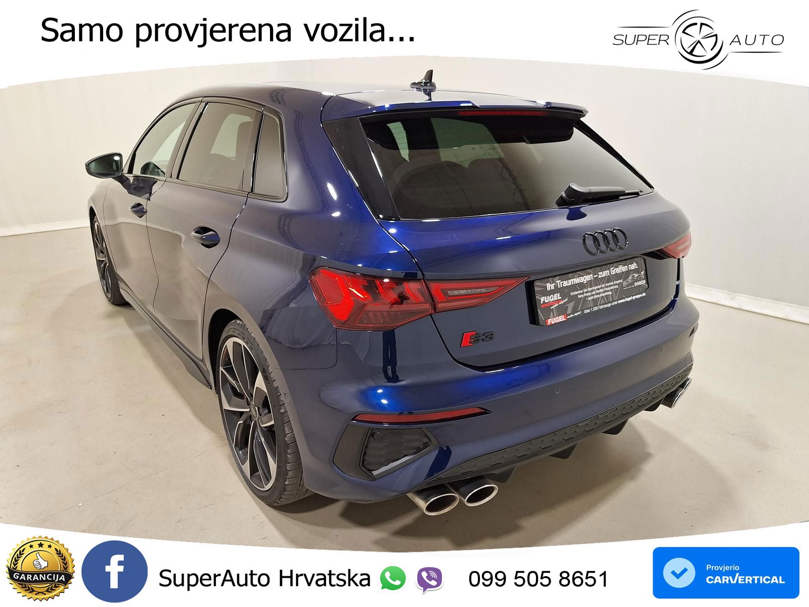 Audi S3 2.0 TFSI (310 KS) quattro S tronic LED+GR SJED+ACC