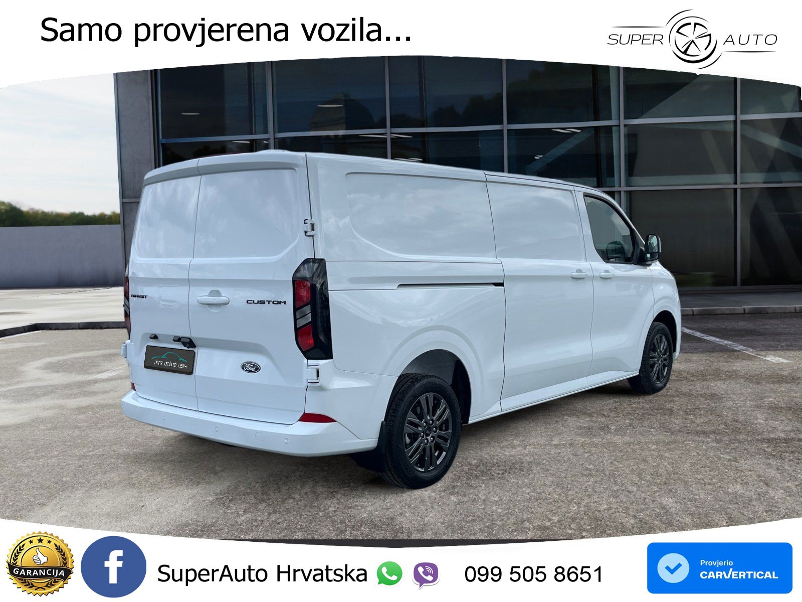 Ford Transit Custom Limited L2 Aut. LED*B&O*Kamera*70 170 KS