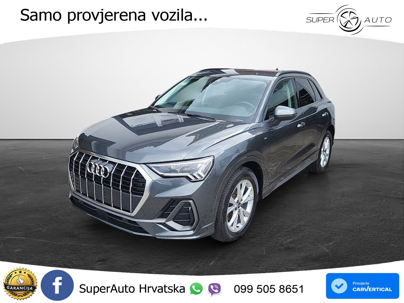 Audi Q3 35 TFSI (150 KS) S tronic S line LED+GR SJED+ACC